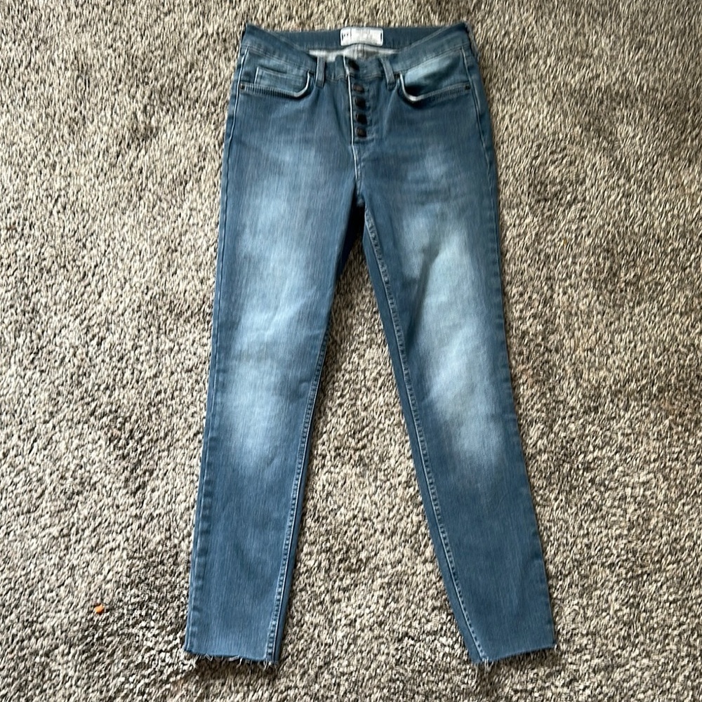 Euc Free People High Rise Skinny Jeans, Size W29